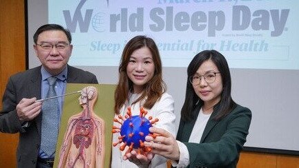 中大響應世界睡眠日2023呼籲關注睡眠健康 睡眠問題可增加患長新冠、情緒病及心血管病等風險