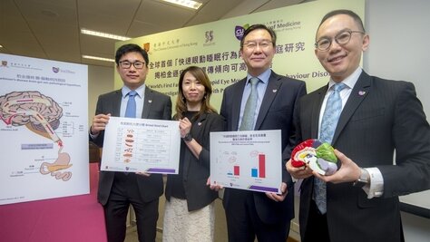 CUHK Conducts World’s First Family Study on Rapid Eye Movement Sleep Behaviour Disorder to Investigate Familial Link with Parkinson’s Disease