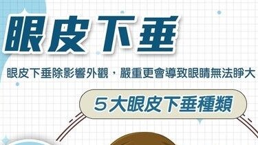 眼皮下垂的成因 (Only available in Chinese)