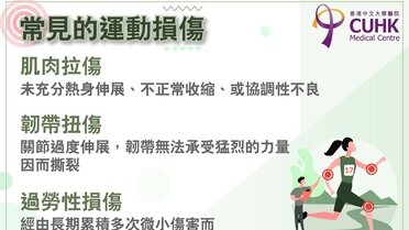 常見的運動損傷