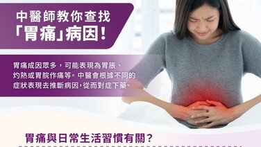 胃痛又找不到原因?中醫師教你查找「胃痛」病因!