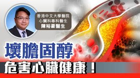 壞膽固醇危害心臟健康! (Only available in Chinese)