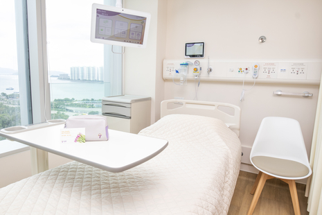 Image of CUHK Medical Centre Inpatient Ward 4-bed RoomEnvironment 中大醫院 病房四人房相片
