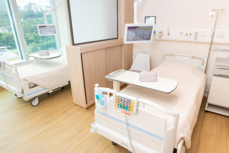 Image of CUHK Medical Centre Inpatient Ward Semi-Private Room (2-bed)Environment 中大醫院 病房半私家房 (二人房)相片
