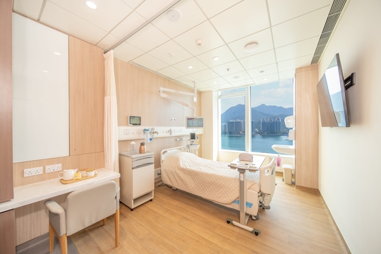 Image of CUHK Medical Centre Inpatient Ward Private Room (1B) Environment 中大醫院 病房私家房 (1B) 相片
